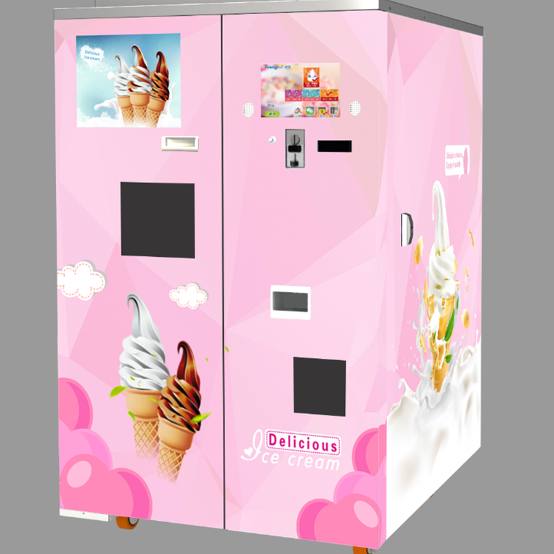 HM736 2 flavour+1mix Vending ice cream machine